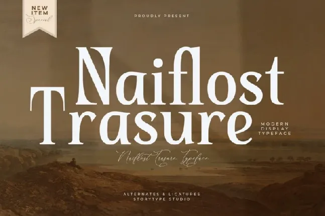 Naiflost Trasure font