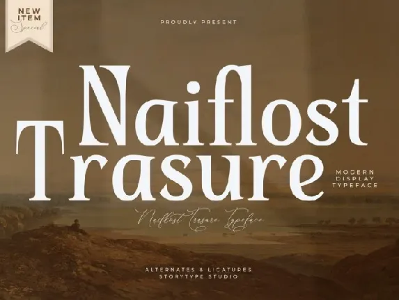 Naiflost Trasure font