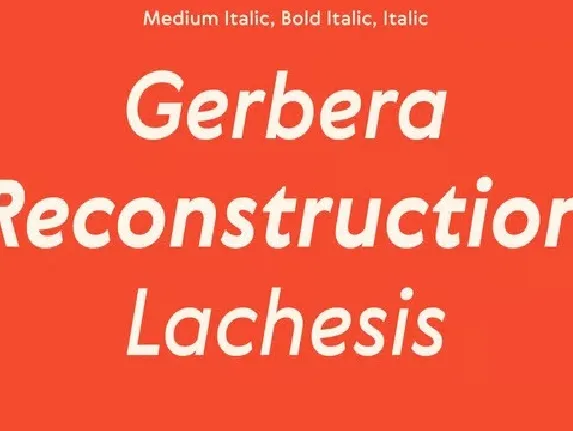 Gerbera Family font