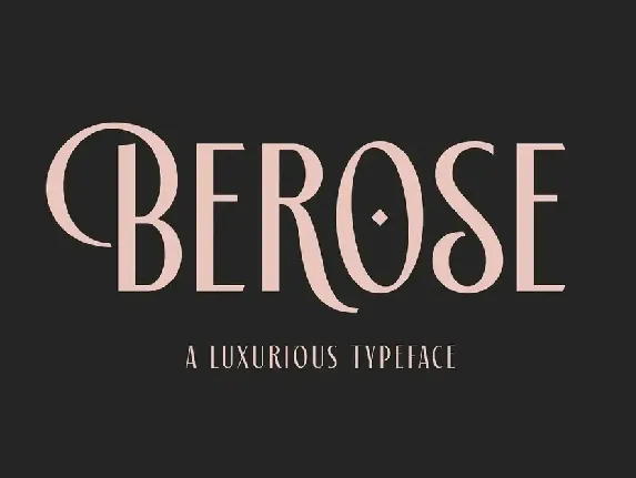 Berose font