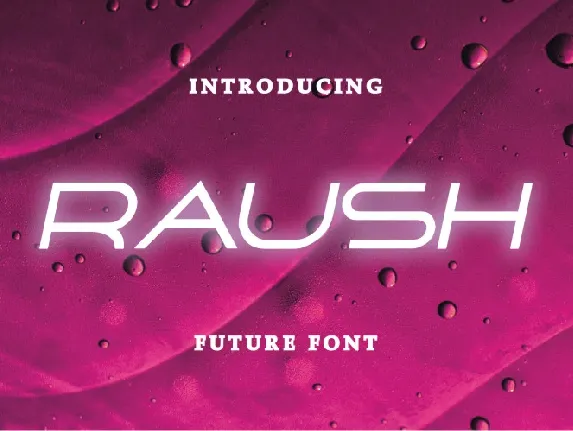 Raush font