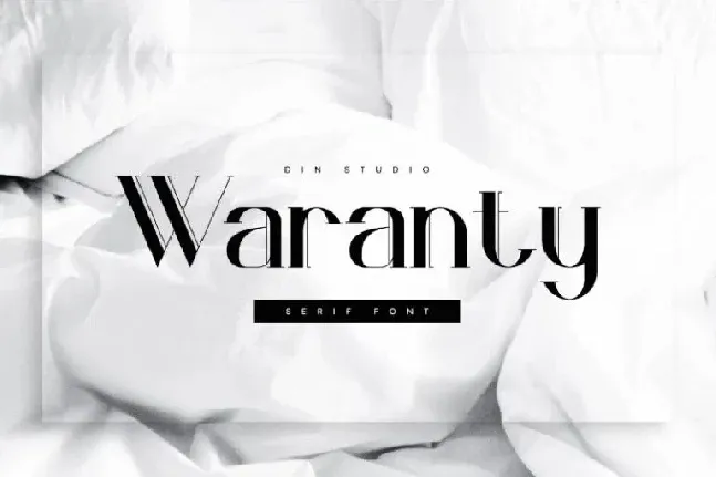 Waranty font