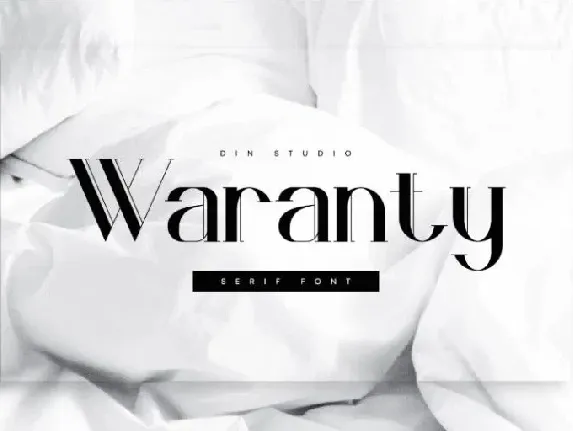 Waranty font