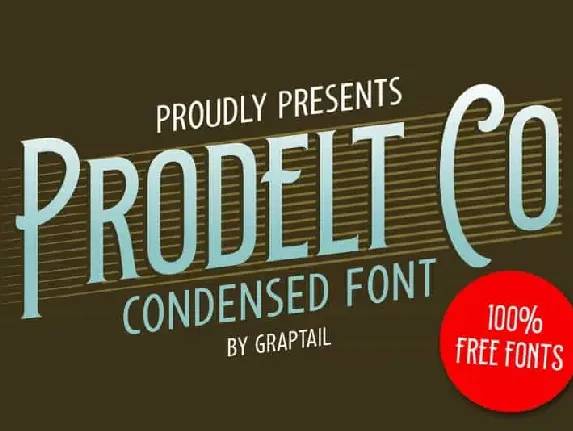 Prodelt Co Display font