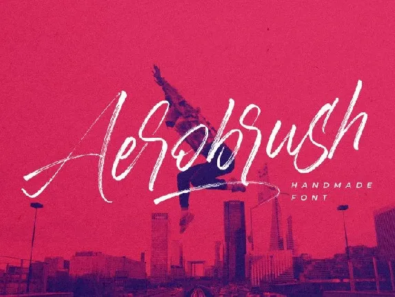 Aerobrush Brush font