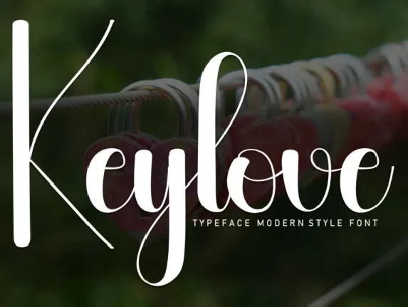 Keylove Script font