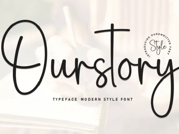 Ourstory Script font