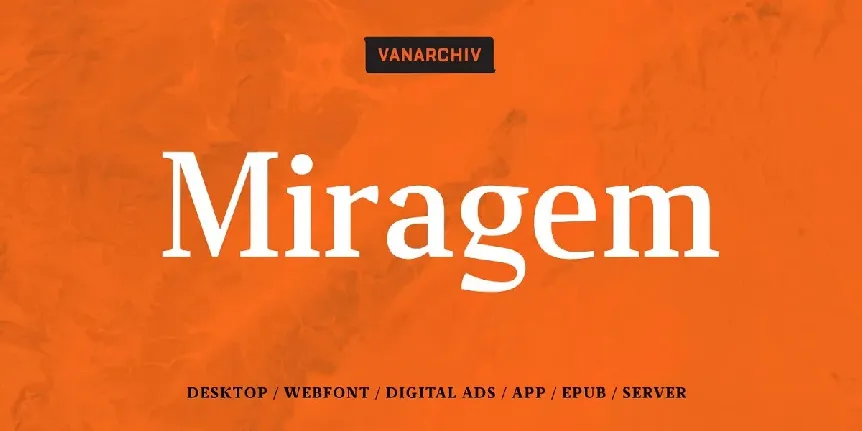 Miragem font