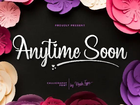 Anytime Soon font