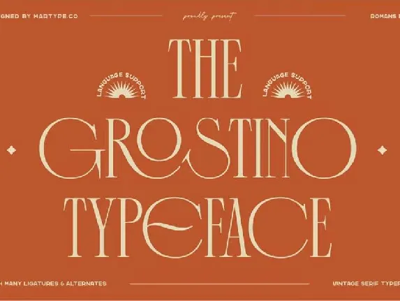 The Grostino font