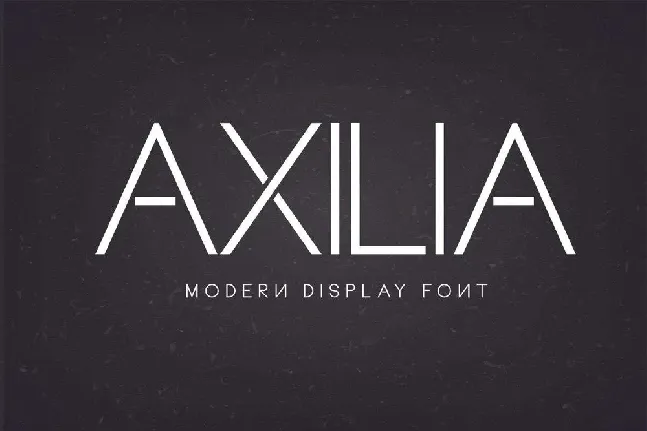 Axilia font