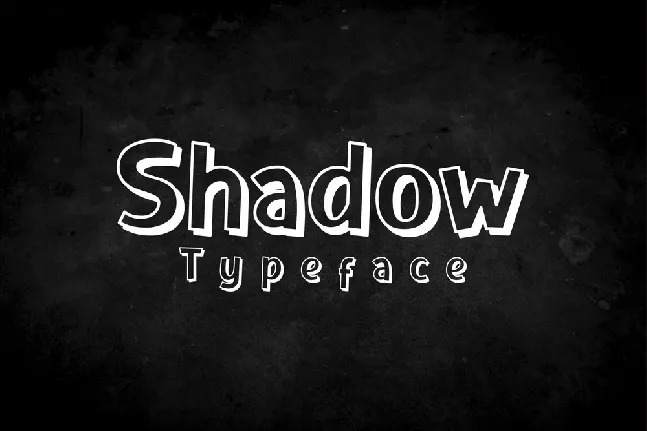 Shadow font