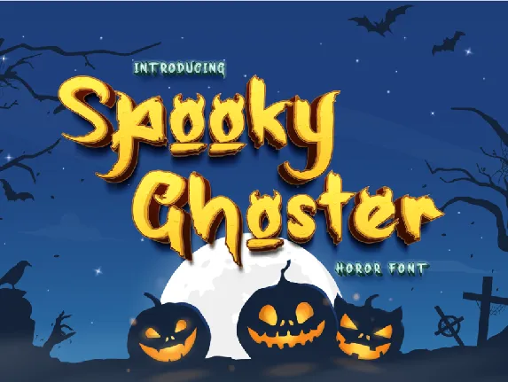 Spooky Ghoster font