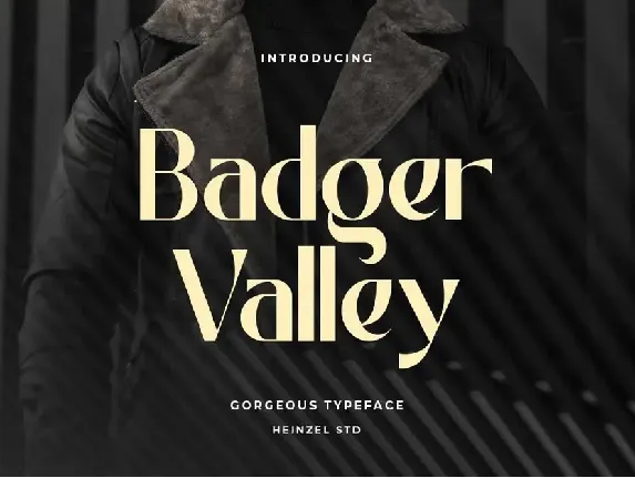 Badger Valley font