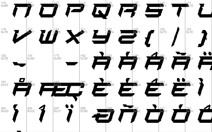 Aerobody font