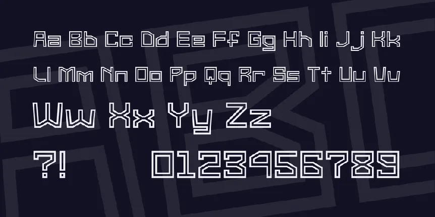 Super G-Type 2 font