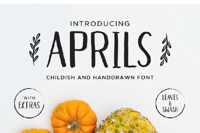 Aprils Display font