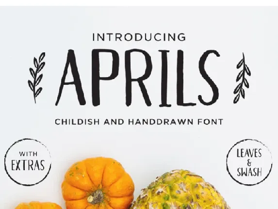 Aprils Display font