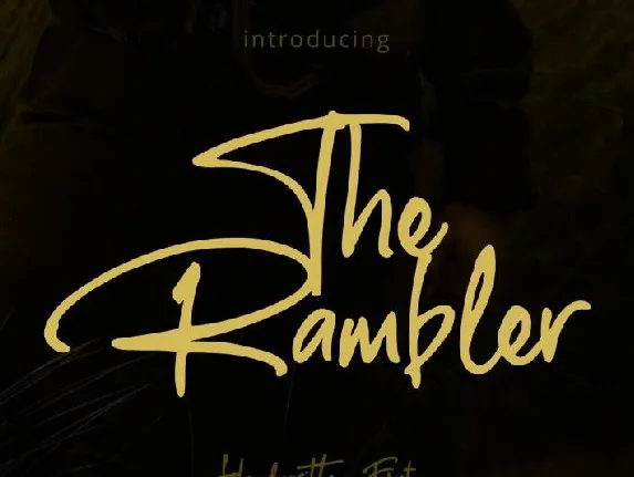 The Rumbler Script font