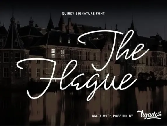 The Hague Handwritten font