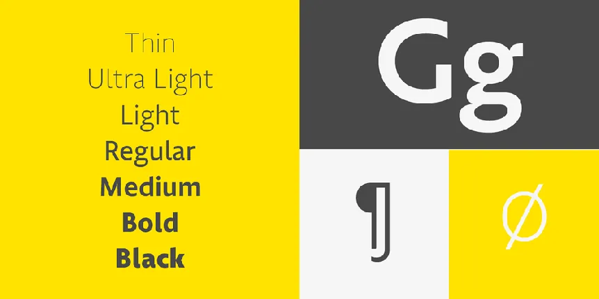 Golden Sans font