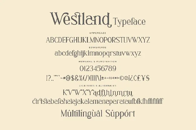 Westland Survival Duo font