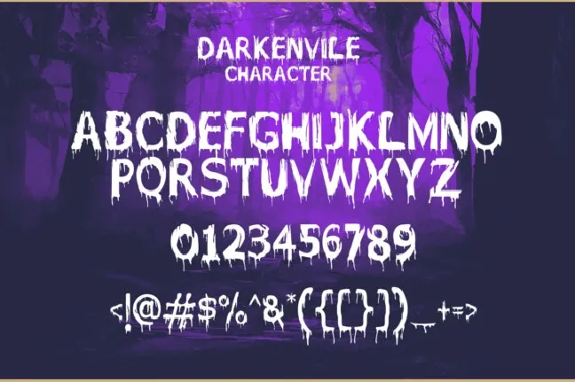 Darkenville font