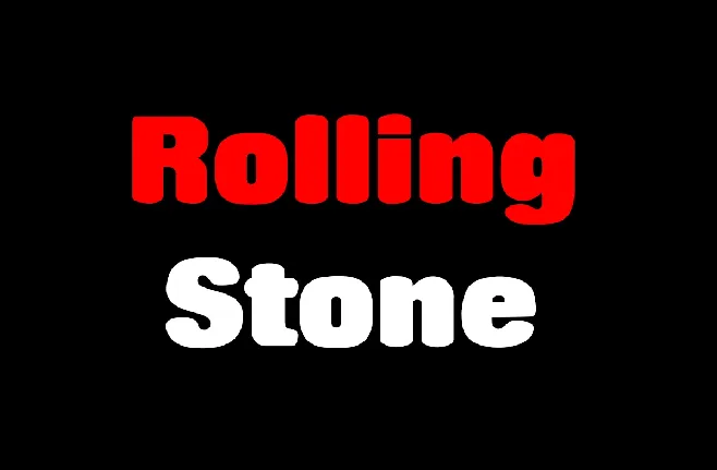 Rolling Stone font