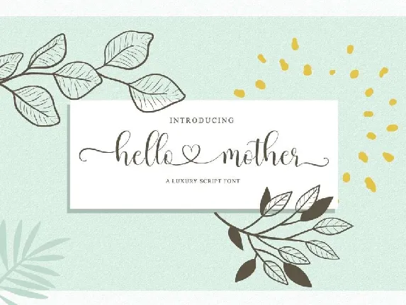 Hello Mother font