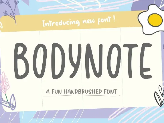 BODYNOTE font