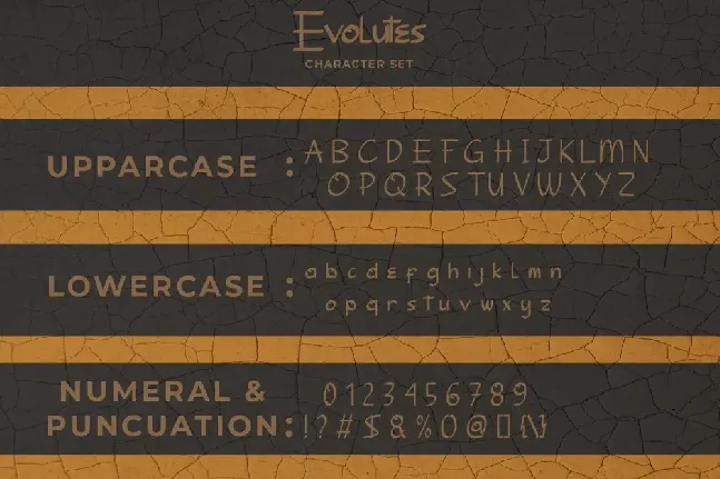 Evolutes Demo font