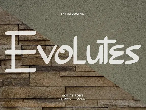 Evolutes Demo font