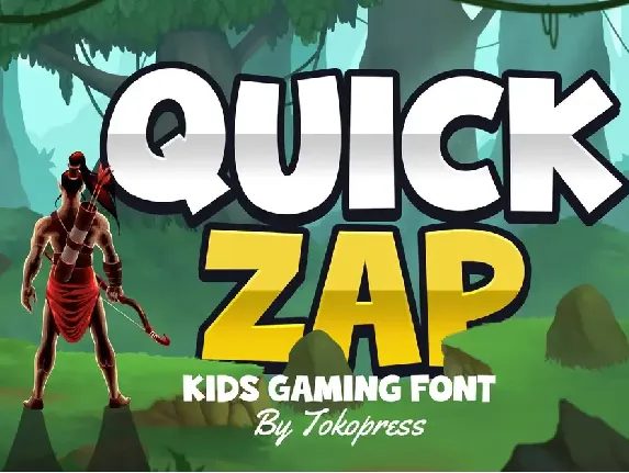 Quick Zap font