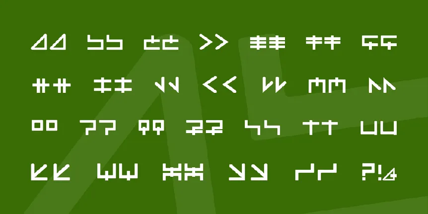 MindFields font