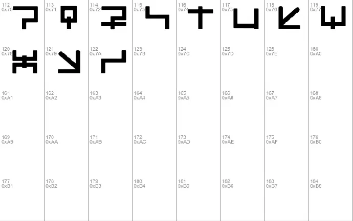 MindFields font