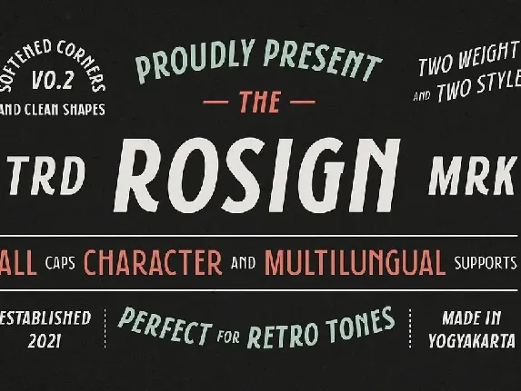 Rosign font