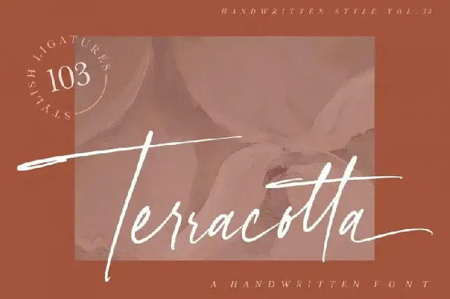 Terracotta Handwritten font