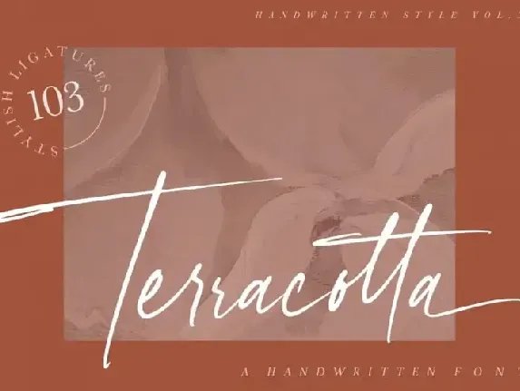 Terracotta Handwritten font