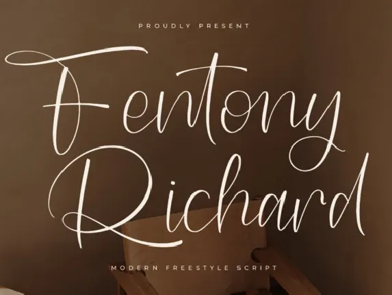 Fentony Richard font