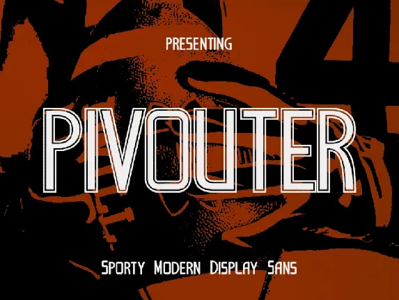 CF Pivouter Demo font