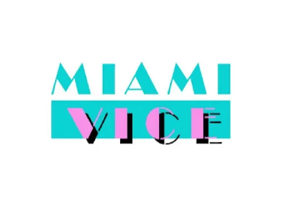 Miami Vice font