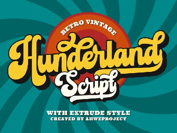 Hunderland font