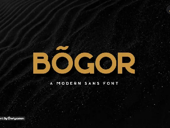 Bogor font