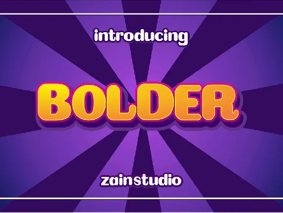 Bolder font