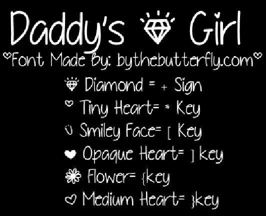 DaddysGirl font