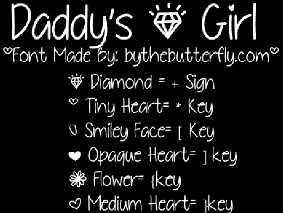 DaddysGirl font