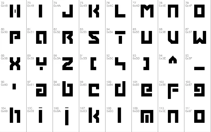 Grapple BRK font