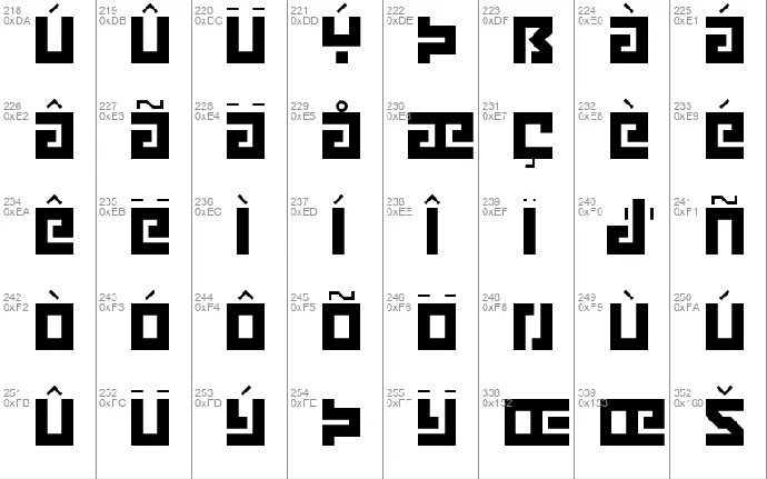 Grapple BRK font