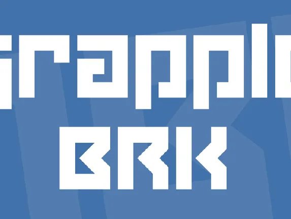 Grapple BRK font