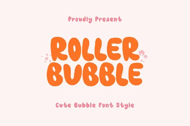 Roller Bubble font